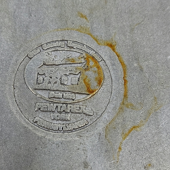 Vintage Cuscowilla Embossed Pewtarex License Plate RARE! - Picture 3 of 4